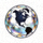 2026年国际足联世界杯官方Logo - 大力神杯与足球元素组合